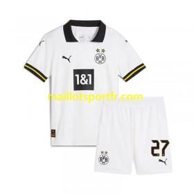 Maillot de Foot Borussia Dortmund Karim Adeyemi 27 Enfant Troisieme 2024/25